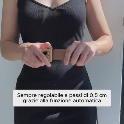 LUSSOBELLE BELT: Cintura automatica in pelle Easy-Click per donne